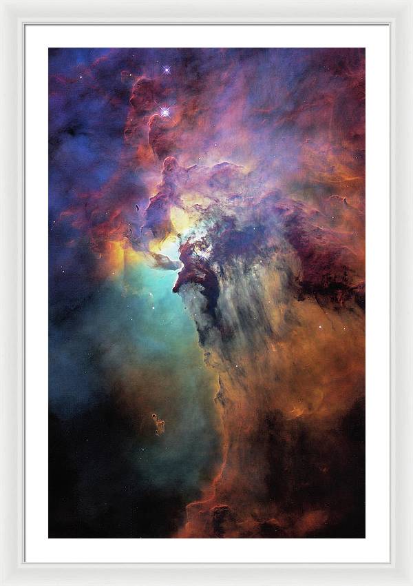 Stellar Nursery Full of Birth and Destruction / Art Photo - Framed Print