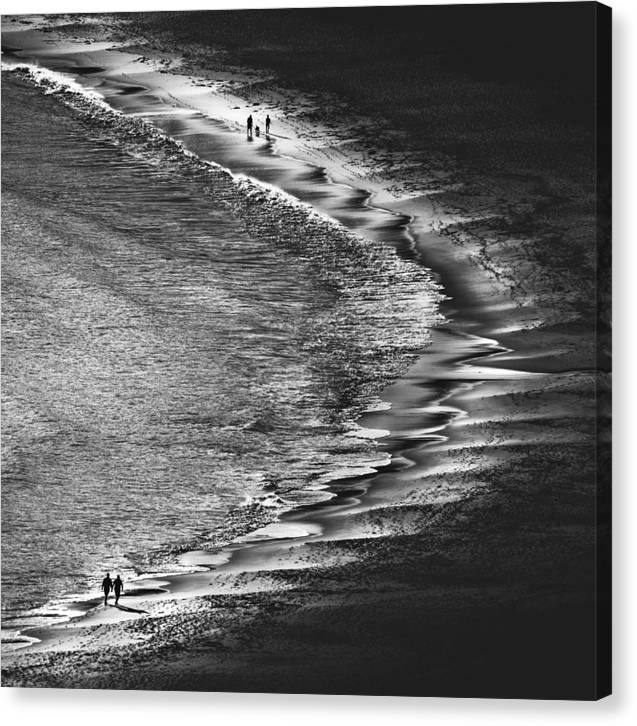 Sunset on the Beach / Art Photo - Canvas Print