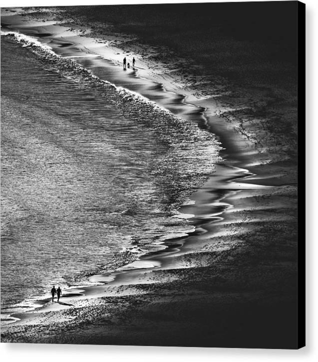 Sunset on the Beach / Art Photo - Canvas Print