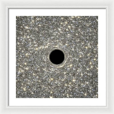 Supermassive Black Hole / Art Photo - Framed Print