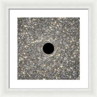 Supermassive Black Hole / Art Photo - Framed Print