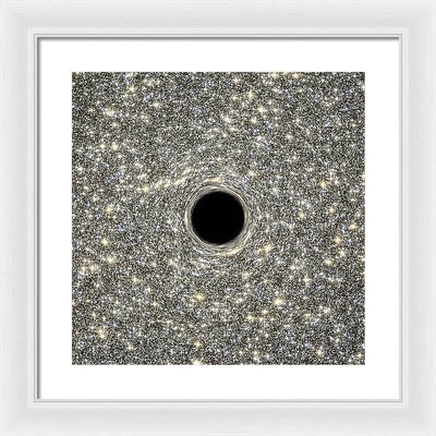 Supermassive Black Hole / Art Photo - Framed Print