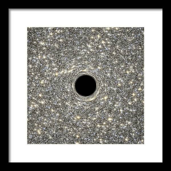 Supermassive Black Hole / Art Photo - Framed Print