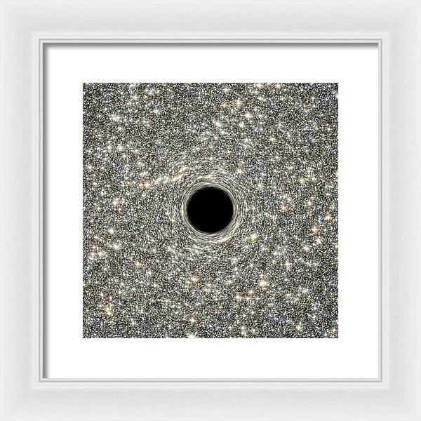 Supermassive Black Hole / Art Photo - Framed Print