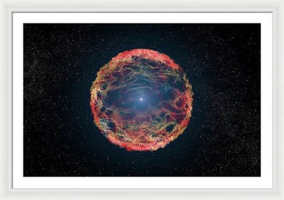 Supernova 1993J / Art Photo - Framed Print