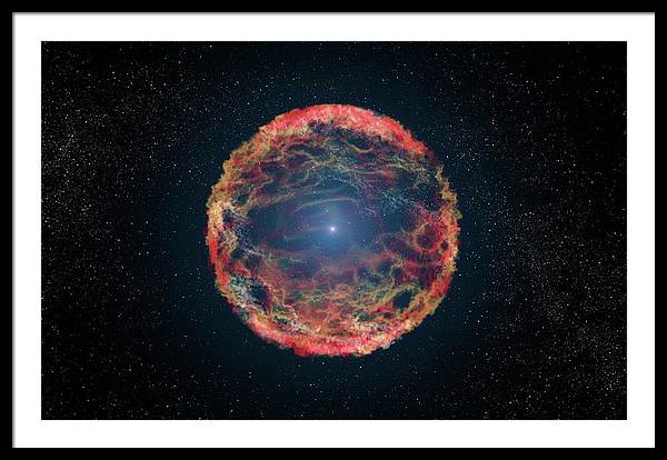 Supernova 1993J / Art Photo - Framed Print