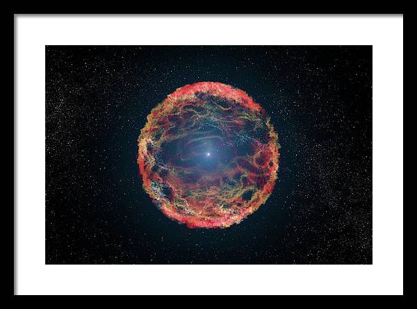 Supernova 1993J / Art Photo - Framed Print