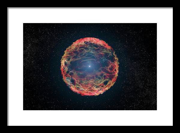 Supernova 1993J / Art Photo - Framed Print