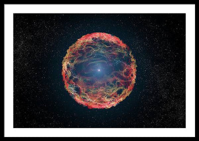 Supernova 1993J / Art Photo - Framed Print