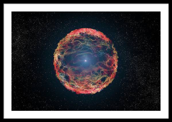 Supernova 1993J / Art Photo - Framed Print