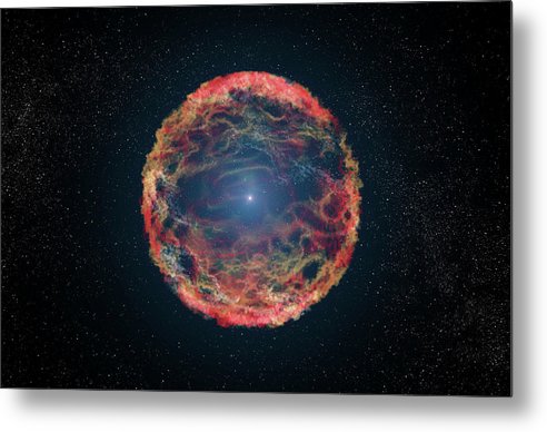 Supernova 1993J / Art Photo - Metal Print