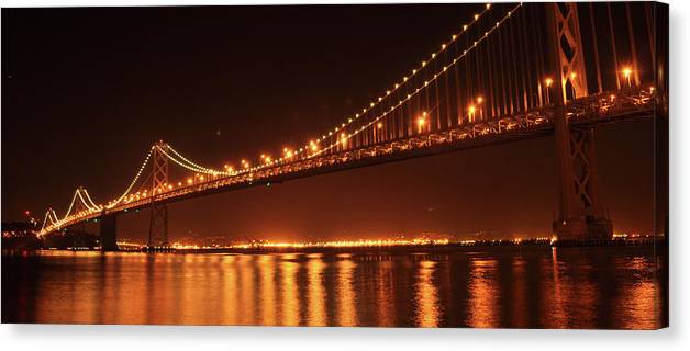 The Bay Bridge,San Francisco, California / Art Photo - Canvas Print