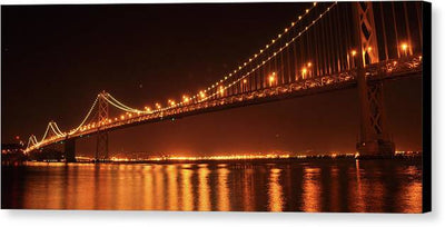 The Bay Bridge,San Francisco, California / Art Photo - Canvas Print