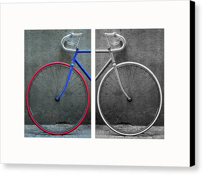 The Bike #1 - diptych / Art Photo - Canvas Print