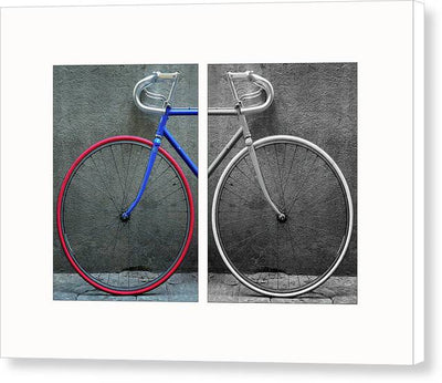 The Bike #1 - diptych / Art Photo - Canvas Print