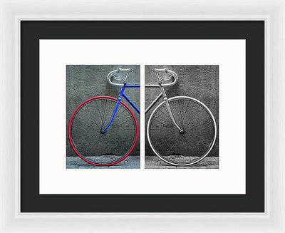 The Bike #1 - diptych / Art Photo - Framed Print