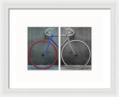 The Bike #1 - diptych / Art Photo - Framed Print