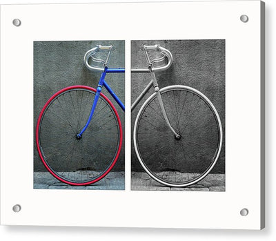 The Bike #1 - diptych / Art Photo - Acrylic Print