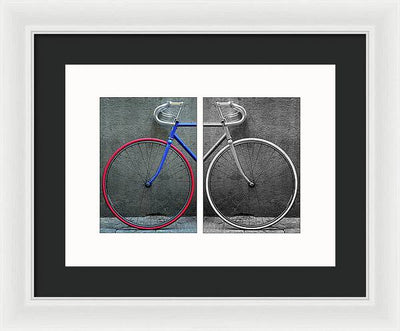 The Bike #1 - diptych / Art Photo - Framed Print