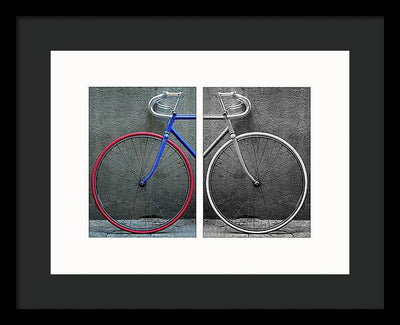 The Bike #1 - diptych / Art Photo - Framed Print