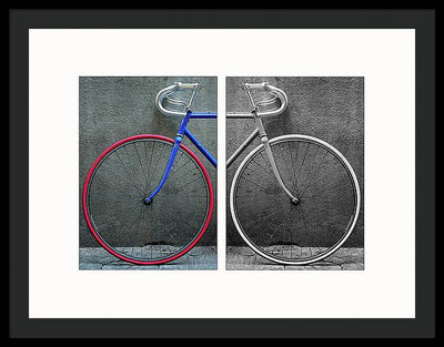 The Bike #1 - diptych / Art Photo - Framed Print