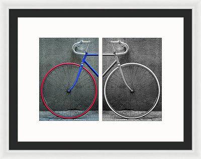 The Bike #1 - diptych / Art Photo - Framed Print