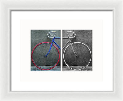 The Bike #1 - diptych / Art Photo - Framed Print