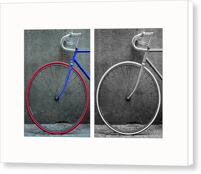 The Bike #2 - diptych / Art Photo - Canvas Print