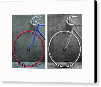 The Bike #2 - diptych / Art Photo - Canvas Print