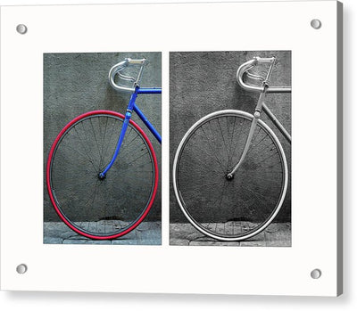 The Bike #2 - diptych / Art Photo - Acrylic Print