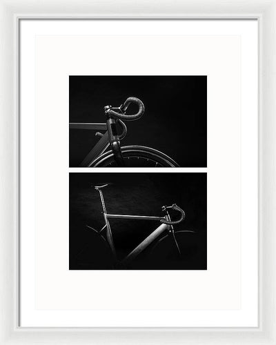 The Bike - diptych / Art Photo - Framed Print