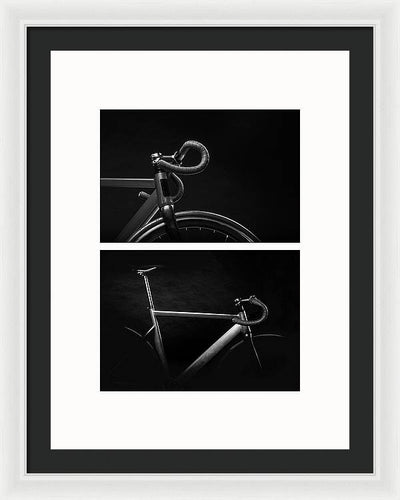 The Bike - diptych / Art Photo - Framed Print