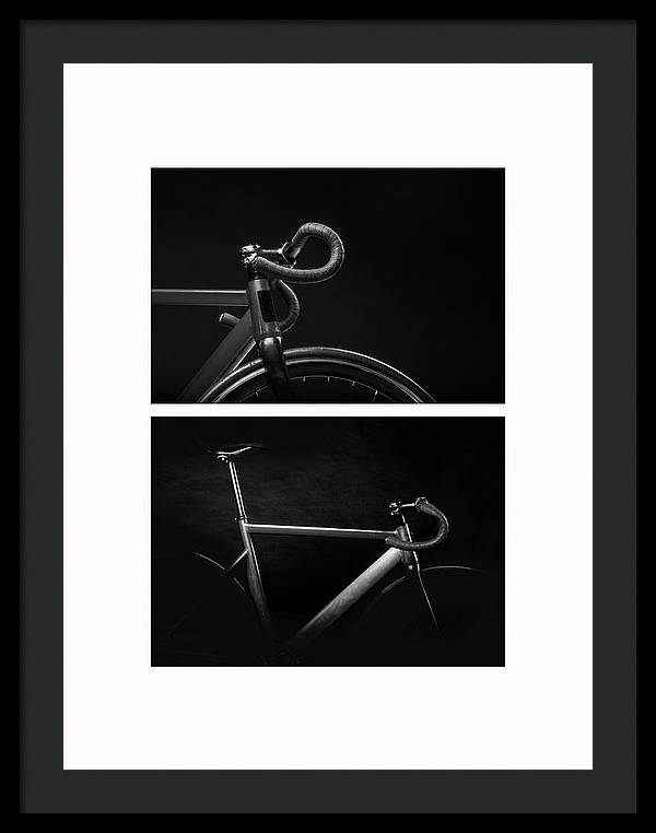 The Bike - diptych / Art Photo - Framed Print