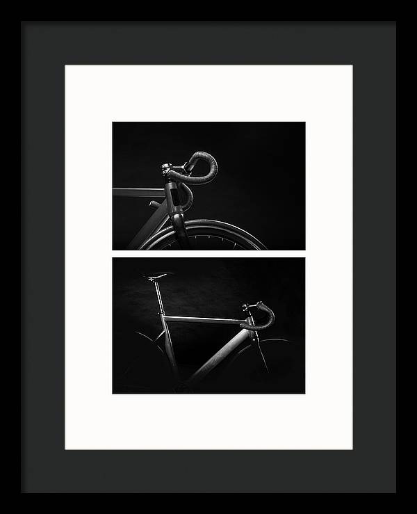 The Bike - diptych / Art Photo - Framed Print