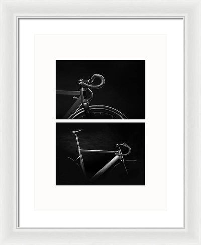 The Bike - diptych / Art Photo - Framed Print