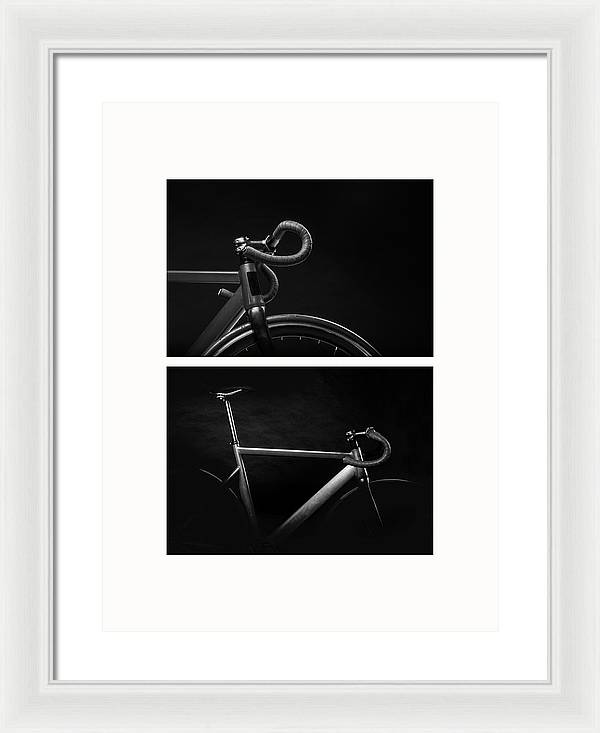 The Bike - diptych / Art Photo - Framed Print