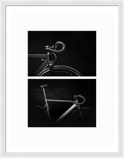 The Bike - diptych / Art Photo - Framed Print