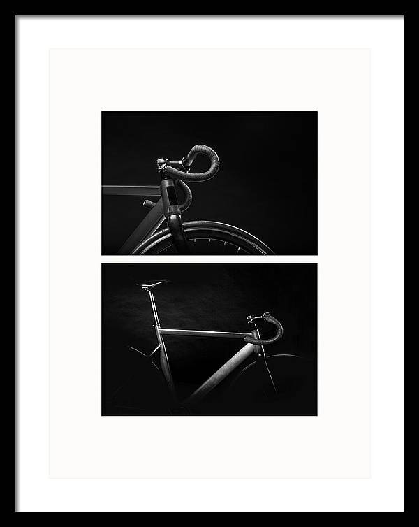 The Bike - diptych / Art Photo - Framed Print