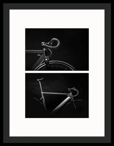 The Bike - diptych / Art Photo - Framed Print