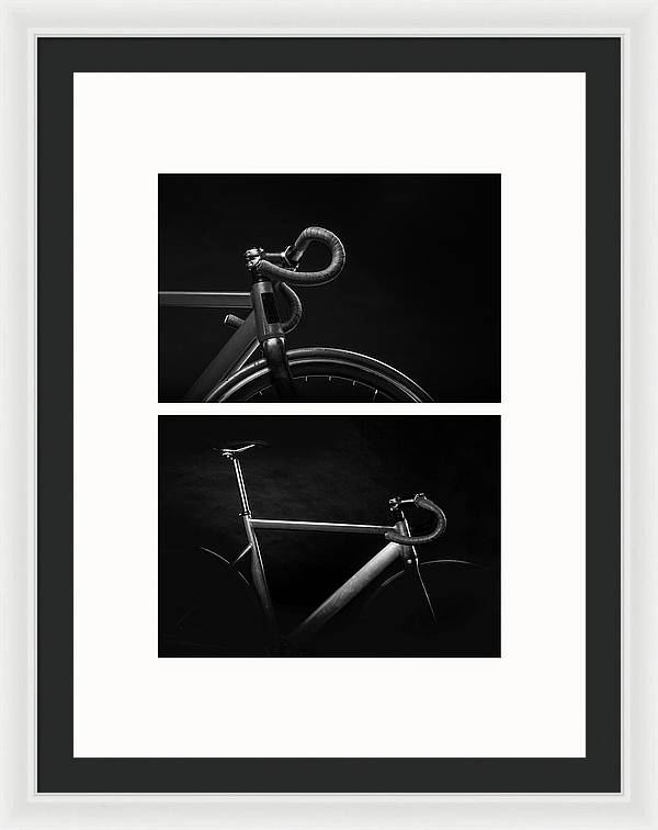 The Bike - diptych / Art Photo - Framed Print