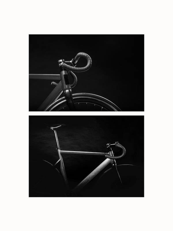 The Bike - diptych / Art Photo - Art Print