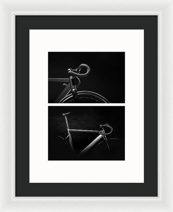 The Bike - diptych / Art Photo - Framed Print