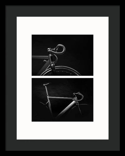 The Bike - diptych / Art Photo - Framed Print