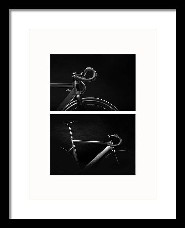 The Bike - diptych / Art Photo - Framed Print