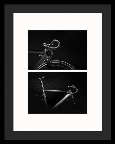 The Bike - diptych / Art Photo - Framed Print