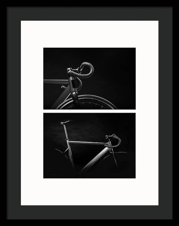 The Bike - diptych / Art Photo - Framed Print