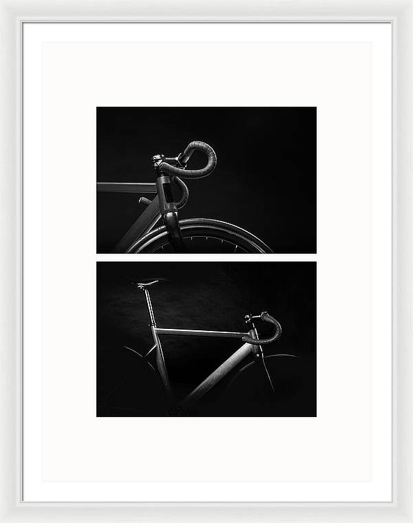 The Bike - diptych / Art Photo - Framed Print