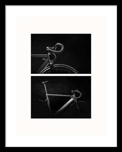 The Bike - diptych / Art Photo - Framed Print