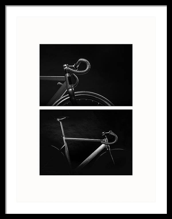 The Bike - diptych / Art Photo - Framed Print