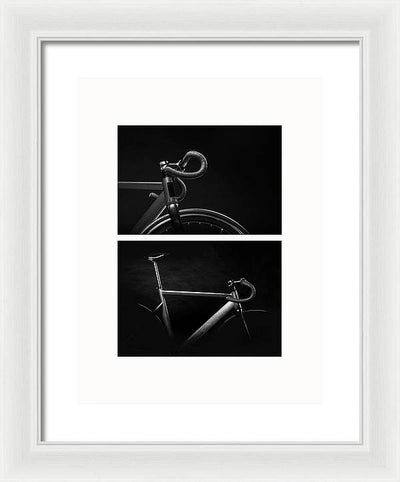 The Bike - diptych / Art Photo - Framed Print